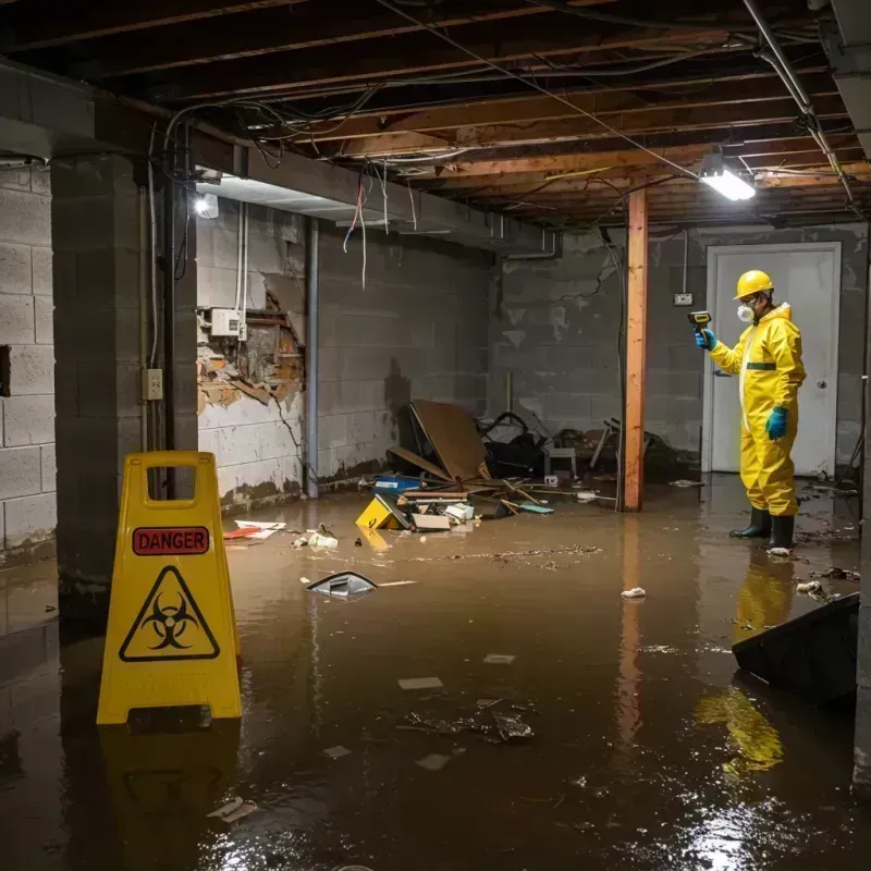 Flooded Basement Electrical Hazard in Del Rey, CA Property